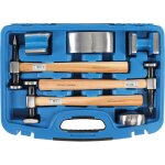 Bgs technic - mallette de tas et marteaux de carrosserie 7 pices