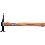 Marteau de carrossiers tte ronde et plate / pointe fine conique