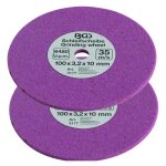 Meules de 3, 2 mm pour affuteuse de chaine de tronconneuse - lot de 2