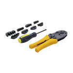 Bgs technic - pince a sertir 5 en 1 pour cosses isolees et non isolees 5 jeu de machoires
