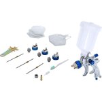 Bgs technic - pistolet de peinture pneumatique avec 3 buses de pulv�risation 1, 4 - 1, 7 - 2, 0 mm