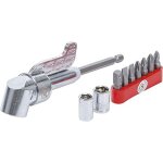 Porte embout renvoi d'angle 6 pans 1 / 4 avec embouts pour visseuse