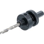 R�ceptacle - support pour scies - cloches avec foret de centrage bgs diy 50399