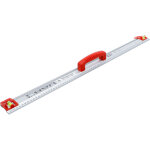 Bgs technic - r�gle de coupage et de marquage avec poign�e et niveau � bulle 750mm bgs diy 50866