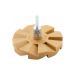 Bgs technic - roue disque decolle adhesif, gomme profil agressif