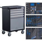 Bgs technic - servante d'atelier bgs 'azubi' 4 tiroirs avec 151 outils - 4086