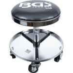 Bgs technic - tabouret d'atelier avec 5 rouleaux � 360 mm