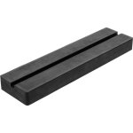 Bgs technic - tampon en caoutchouc avec rainure pour pont élévateur 373 x 100 x 35 mm Bgs technic - tampon en caoutchouc avec rainure pour pont élévateur 373 x 100 x 35 mm