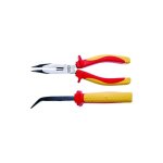 Vde pince  bec long 200 mm coude