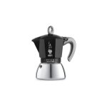 Bialetti - cafetire italienne nouvelle moka induction 6 tasses noir et argent