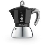 Bialetti - moka cafet induction noire 4t nv