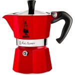 Bialetti - moka express red caffettiera in alluminio, 1 tazza, rosso 4941