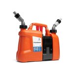 Bidon double essence / huile husqvarna 5l + 2. 5l Bidon double essence / huile husqvarna 5l + 2. 5l