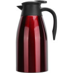 Bidon isotherme 2l en acier inox - thermos vacuum pour voyage, bureau ou maison