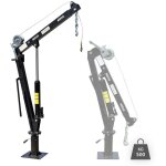 Bigb - grue de levage hydraulique rotative  360 avec treuil - 500 kg