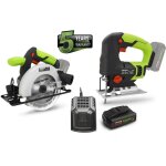 Bigb - scie sauteuse + scie circulaire sans fil 20v + 1 batterie 2ah