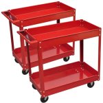 Bigb - servante d'atelier mobile 100 kg - lot de 2