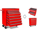 Bigb - servante / caisse  outils d'atelier 7 tiroirs avec serrure.