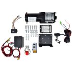 Bigb - treuil électrique 12 v / 1360 kg avec télécommande pour bateau quad remorque Bigb - treuil électrique 12 v / 1360 kg avec télécommande pour bateau quad remorque