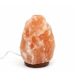 Lampe cristal de sel 4 - 7 kg avec socle en bois