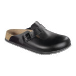 Sabot boston sl taille 45 noir cuir en20345 sra birkenstock