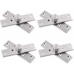 Bisagras pivotantes de puerta giratorias ocultas de 360 grados, bisagras pivotantes para puerta de acero ...
