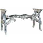 Pied de table de jardin structure en fer et fonte massif, id�ale pour l'int�rieur et l'ext�rieur plateaux ...