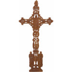 Biscottini - statue de jardin religieuse croix grande en fonte d'extrieur rsistante  la pluie et au ...