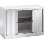 Bisley - armoire  rideaux euro, largeur 1000 mm, 1 tablette,