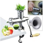 Bl30 extracteur de jus manuel 304 acier inoxydable pour herbe de bl� herbes sauvages