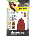 Abrasifs mouse assortis par 5 - ponceuse black&decker