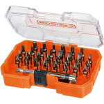 Black&decker - coffret d'embouts de tournevis et adaptateur black&decker a7228 - xj 31 pi�ces