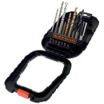 Black&decker - ensemble pour percer et visser b&d coffret + accessoires 16 pieces a7186