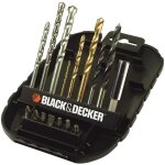 Black&decker - ensemble pour percer et visser b&d coffret + accessoires 16 pieces a7186