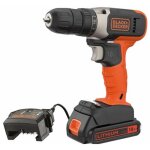 Black&decker - black + decker outillage - perceuse - visseuse sans fil 18 v, 1 batterie 1, 5 ah, chargeur ...