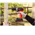 Black + decker outillage - perceuse - visseuse sans fil 18 v, 2 batteries 1, 5 ah bcd001c2 - qw