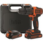 Black + decker bdchd18kb perceuse - visseuse à percussion sans fil 2 vitesses 18v avec 2 batteries et ... Black + decker bdchd18kb perceuse - visseuse à percussion sans fil 2 vitesses 18v avec 2 batteries et ...