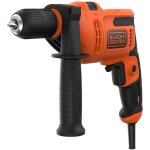 Black&decker - perceuse � percussion filaire 500w black + decker beh200k - qs