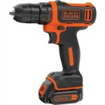 Black + decker perceuse � percussion sans fil 18 v - bdchd18s1ka - qw - 1, 5 ah - 104 accessoires - bo�te ...