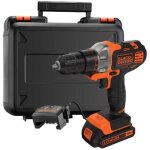 Black + decker outillage - perceuse - visseuse multi - fonction sans fil 18 v, 1 batterie 1, 5 ah li ...