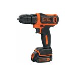 Black + decker perceuse - visseuse sans fil - 12 v - 1, 5 ah - moteur ultra compact - 2 batterie, en ...