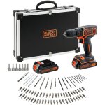 Black&decker - perceuse - visseuse sans fil 18v black + decker bdcdc18bafc - qw
