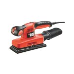 Black&decker - ponceuse vibrante 1 / 3 feuille filaire 240w black + decker ( livr�e en coffret + 5 abrasifs) ...