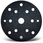 Black disques abrasifs auto - agrippants, 150 mm, 15 trous, p. ponceuses excentriques, carbure de silicium ...