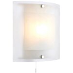 Blake - applique murale intrieure  1 ampoule transparente avec verre givr, e14 - endon