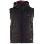 Gilet  capuche sans manches blaklader doubl gris fonc xl