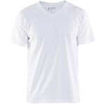 T - shirt de travail col v 3360 - blanc xxxl