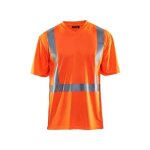 T - shirt haut visibilit homme anti - uv anti - odeur - 3382 - orange clair - xs - blaklader