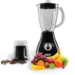 Blender (en verre) 350w 1. 7l 4 lames + grinder � caf� - pem bl - 203