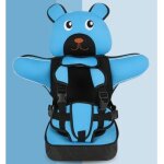 (bleu)enfant si�ge auto si�ge rehausseur si�ge de voiture coussin de chaise haute pour enfants bleu